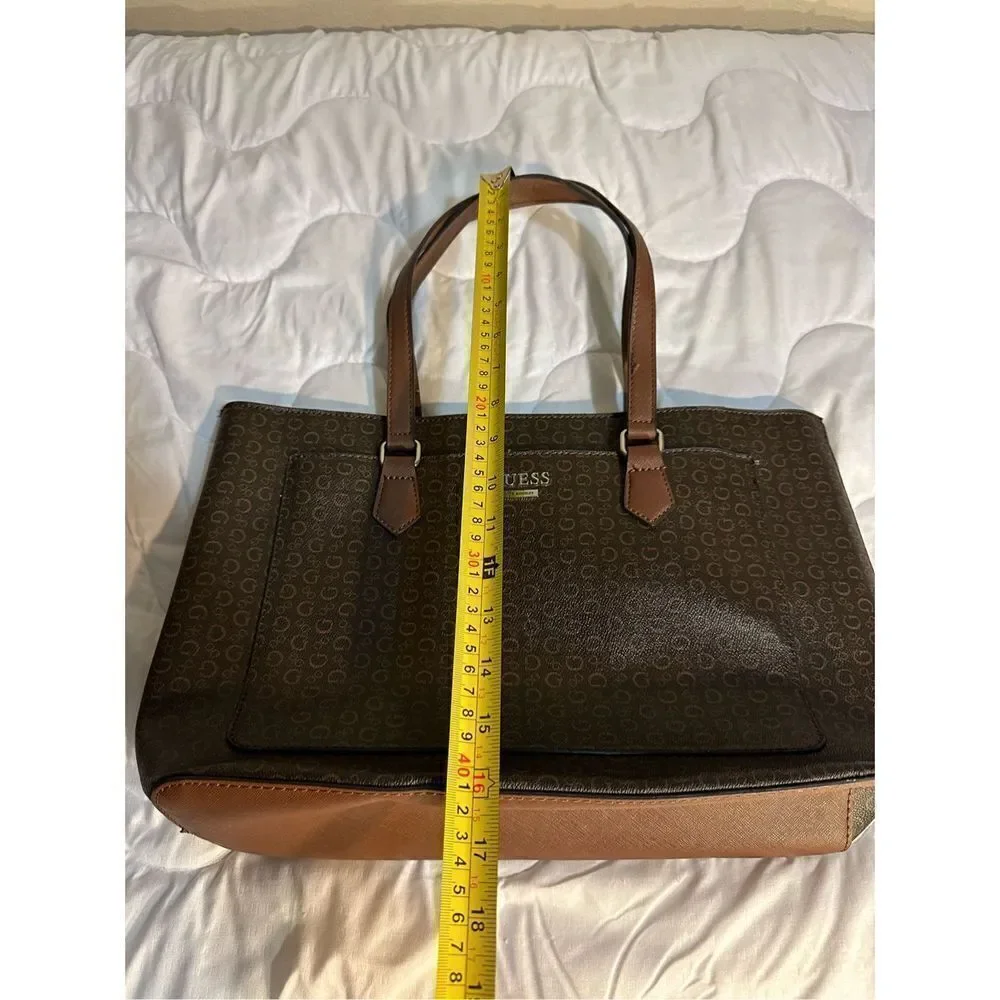 Guess Los Angeles brown tote Large